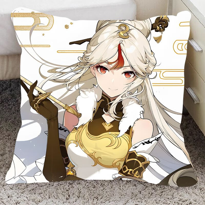 oloey原神周边凝光抱枕定制动漫游戏二次元靠枕头学生日礼物 1 35*35