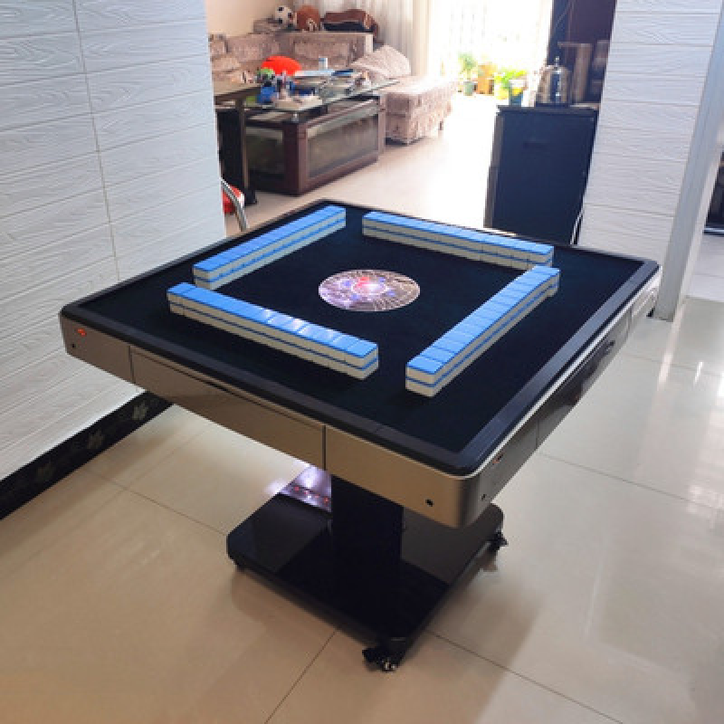 同款榻榻米麻将机全自动升降立柱折叠粉色餐桌两用茶几富士光仪小