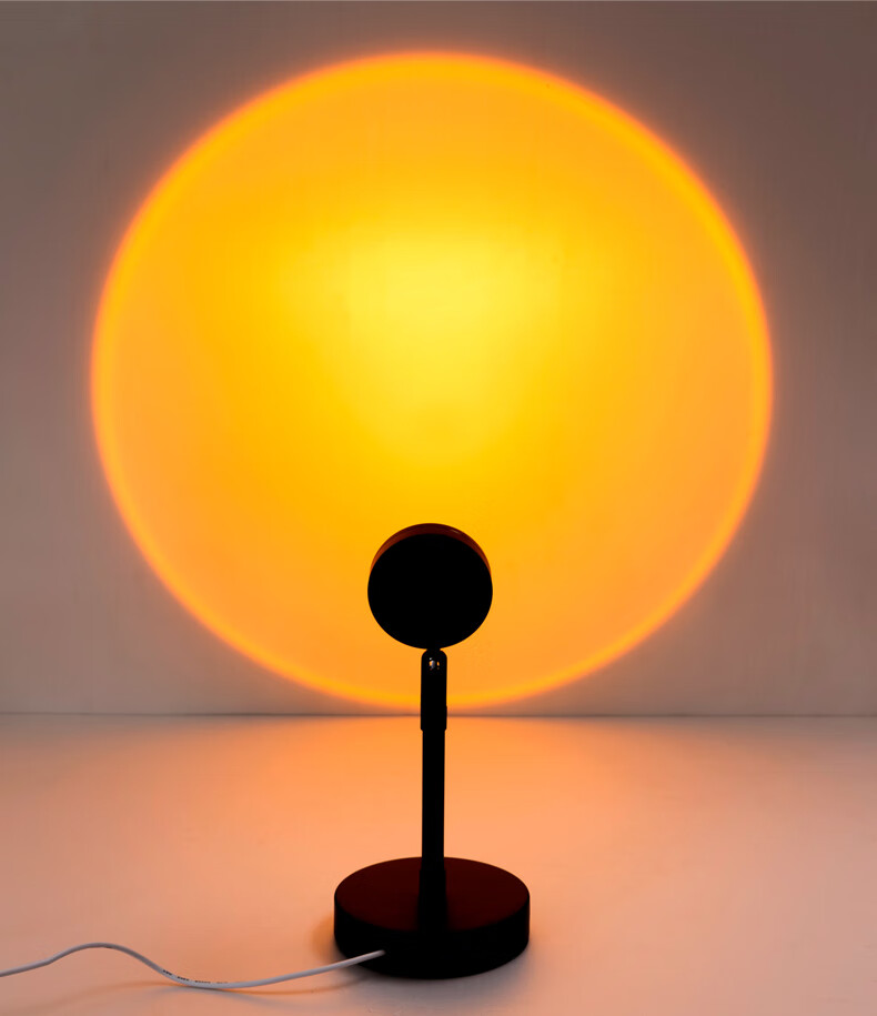 穗之语夕阳落日灯网红拍照氛围灯日不落便携迷你台灯晚霞余晖直播投影