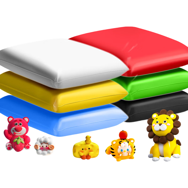 ����6ɫ����ճ��500g���װ��ͯ�׶�԰��ȫ�޶���ɫ��ɫ���������Ƥ��̫������ϰ��������� 39.8Ԫ