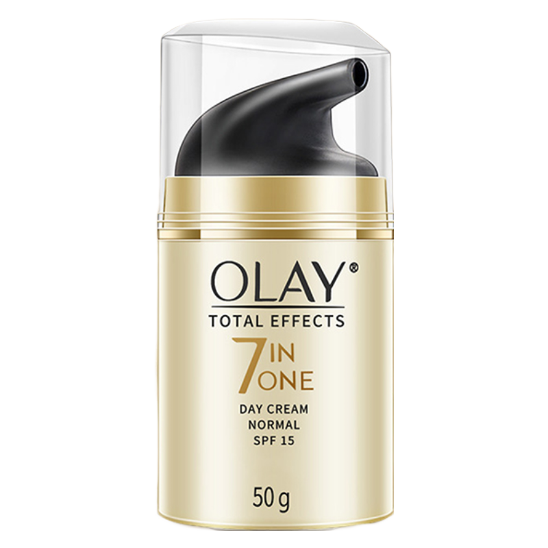 玉兰油（OLAY）面霜七效多效修护霜防晒SPF15 滋润保湿焕白淡纹紧致抗皱霜 多效修护面霜50g*2