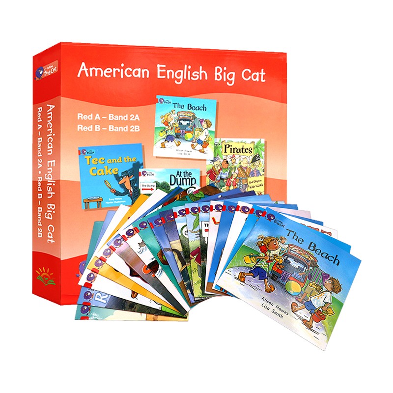 分级阅读美版柯林斯大猫系列Collins American English Big Cat 1级 2级 3级 4级 5级 6级 7级 学生书绘本 练习册 Big Cat 2级（分级阅读18本）