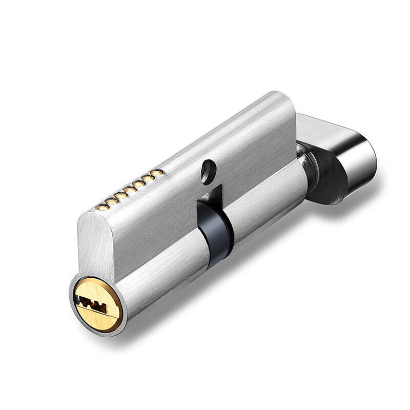 igear室内门锁芯房间门木门纯铜锁芯小70内芯锌合金材质 拉丝银