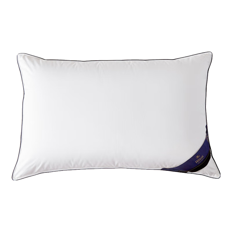 康爾馨希爾頓酒店枕頭 高彈纖維枕芯超柔睡眠枕 48*74cm低枕 單只