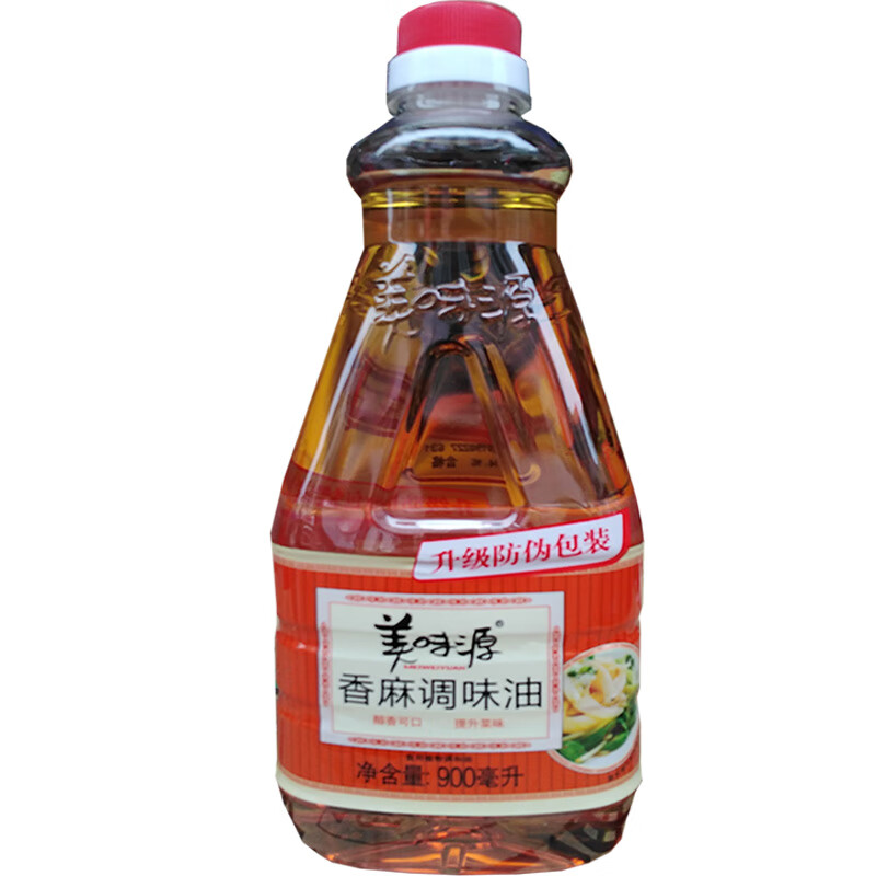 新品美味源香麻调味油 900ml 香麻油芝麻油 香味醇厚 美味源麻油
