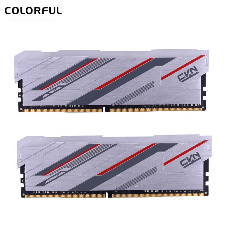 七彩虹(Colorful) 16GB（8G×2） DDR4 3600 台式机内存 CVN Guardian捍卫者RGB灯条系列