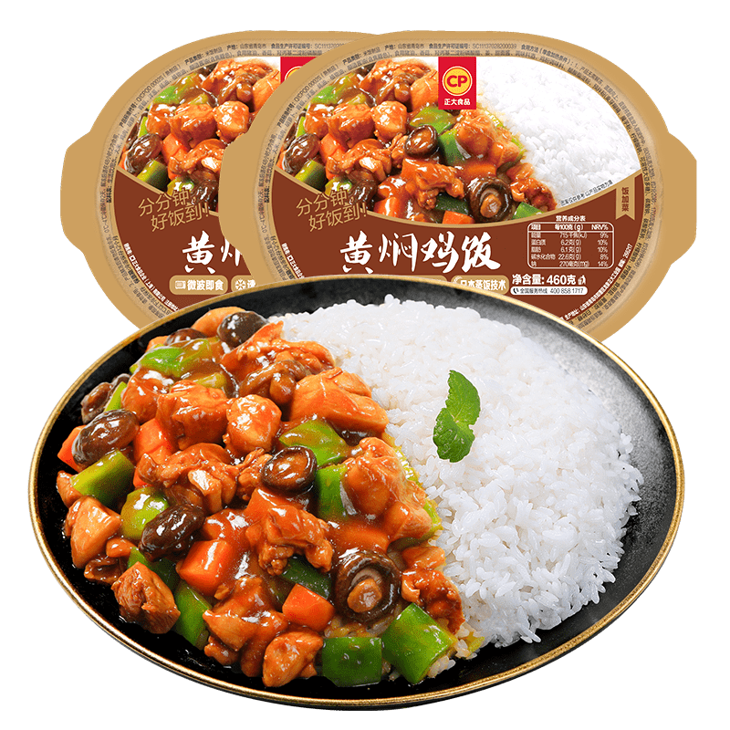 正大(CP)黄焖鸡米饭价格走势、口感评测及好评度分析