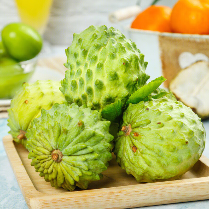 释迦果新鲜水果大果台湾牛奶凤梨果番荔枝当季摩尼果 【3斤装】单果3