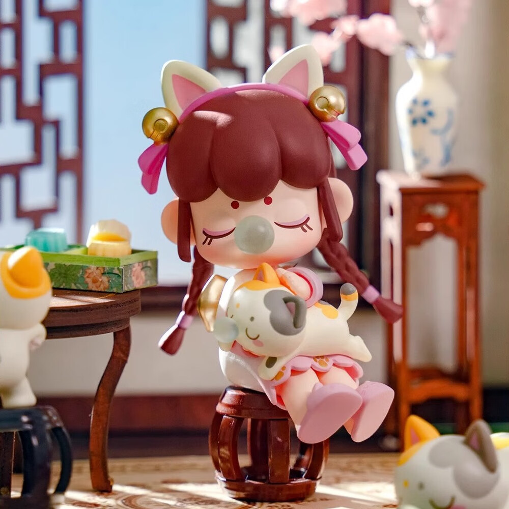 古风少女若来潮玩盲盒 随机一个