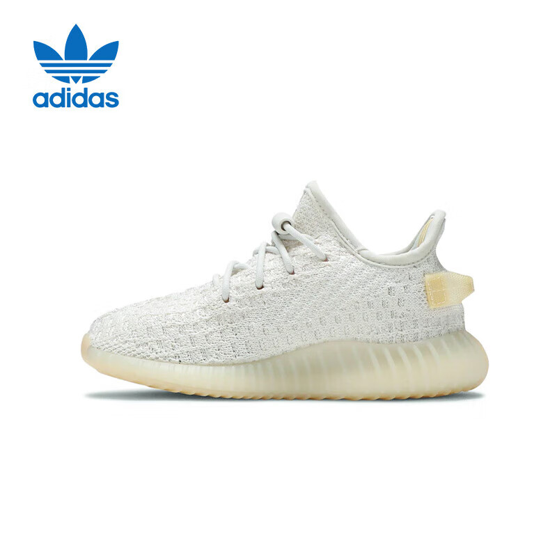 阿迪达斯三叶草YEEZY350春夏INFANT椰子儿童运动鞋GY3440UK3K码19