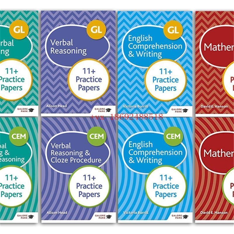 ISEB 11+ non-verbal reasoning/mathematics/english CEM/GL GL English纸质书