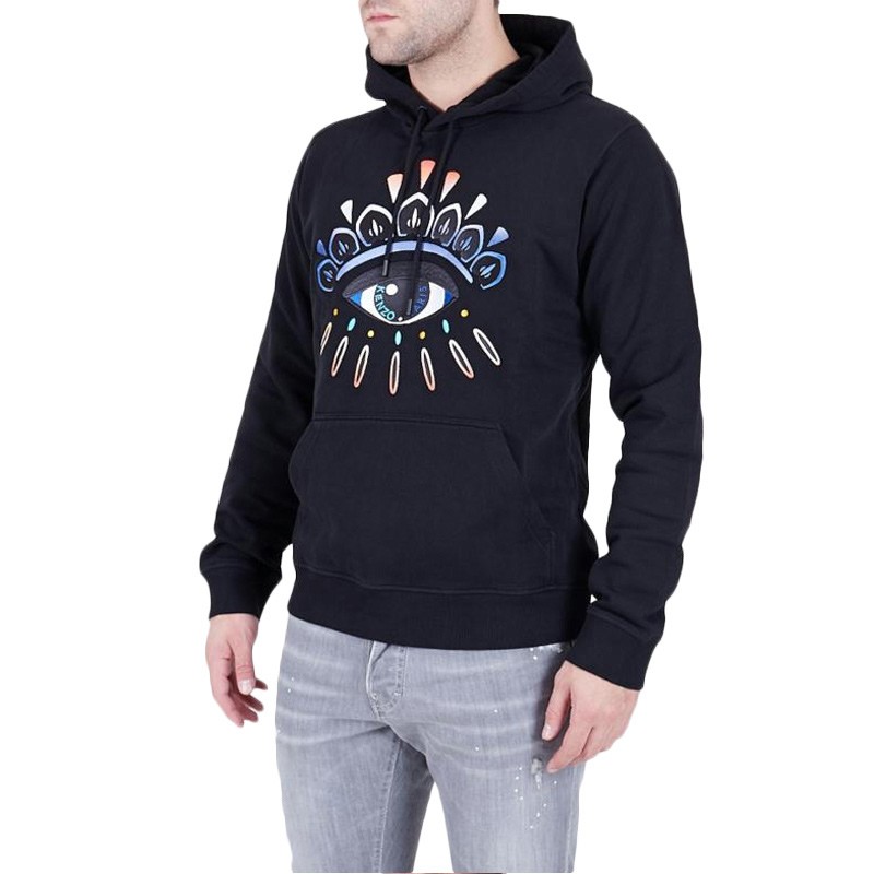 【节日礼物】kenzo 高田贤三 男装购时尚眼睛图案长袖套头衫卫衣