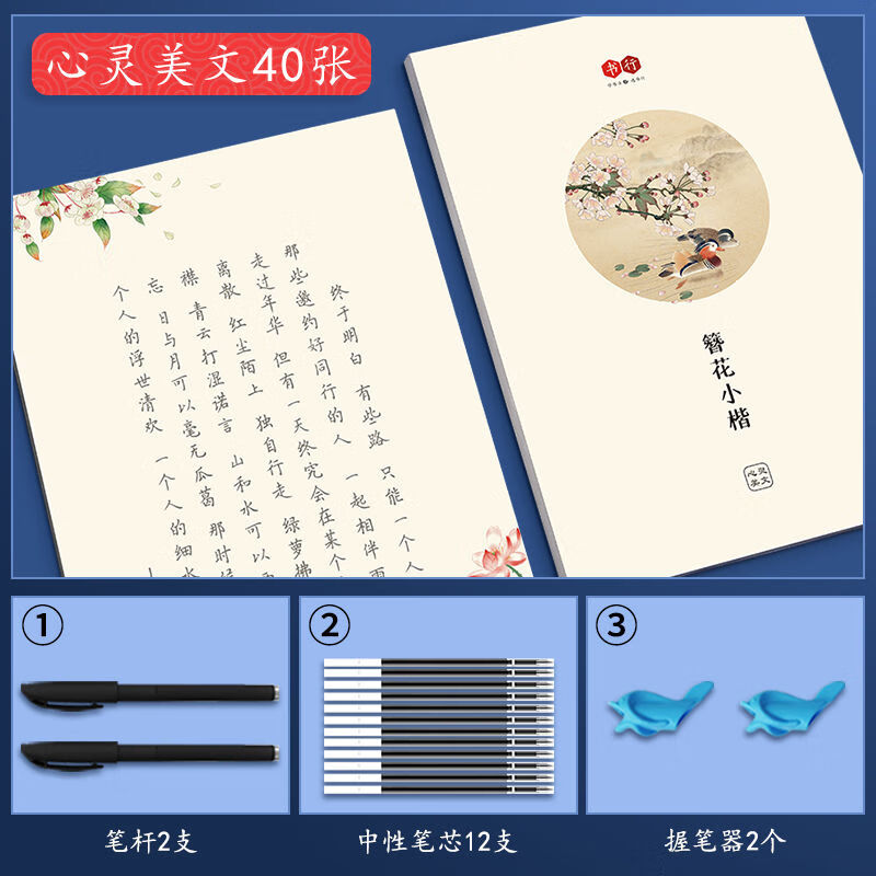 书行 簪花小楷女生练字帖成年人漂亮字体节