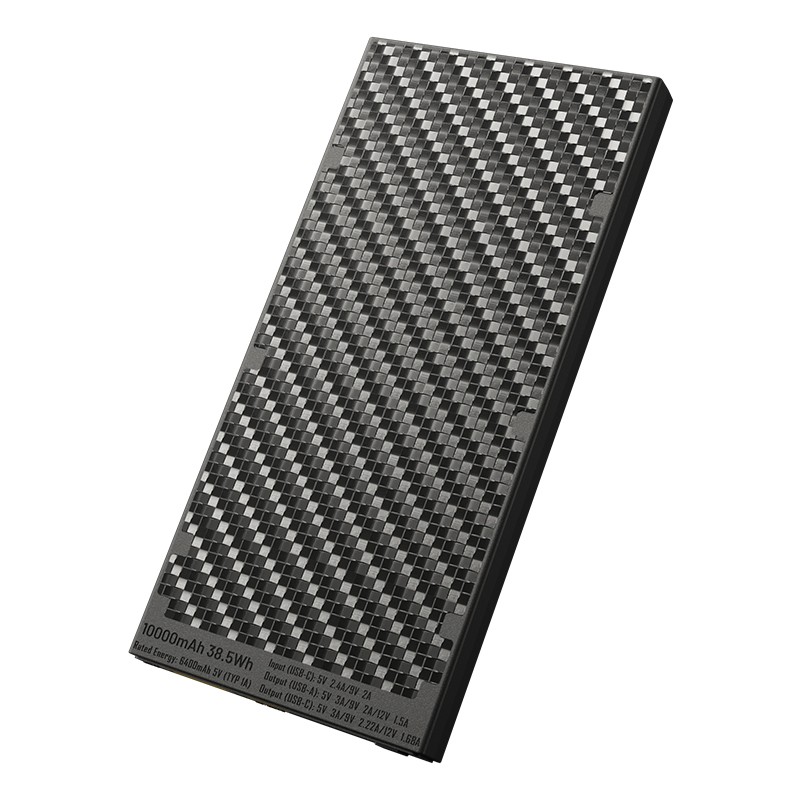 奈特科尔（NITECORE） 新3C认证NB10000 碳纤维户外轻跑18W快充移动电源轻薄便携充电宝 NB10000 焕新版轻跑充电宝