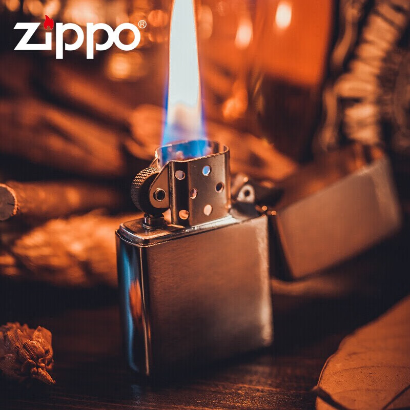 zippozippo 芝宝zippo煤油打火机防风 200 拉丝沙子专柜男士礼品刻字