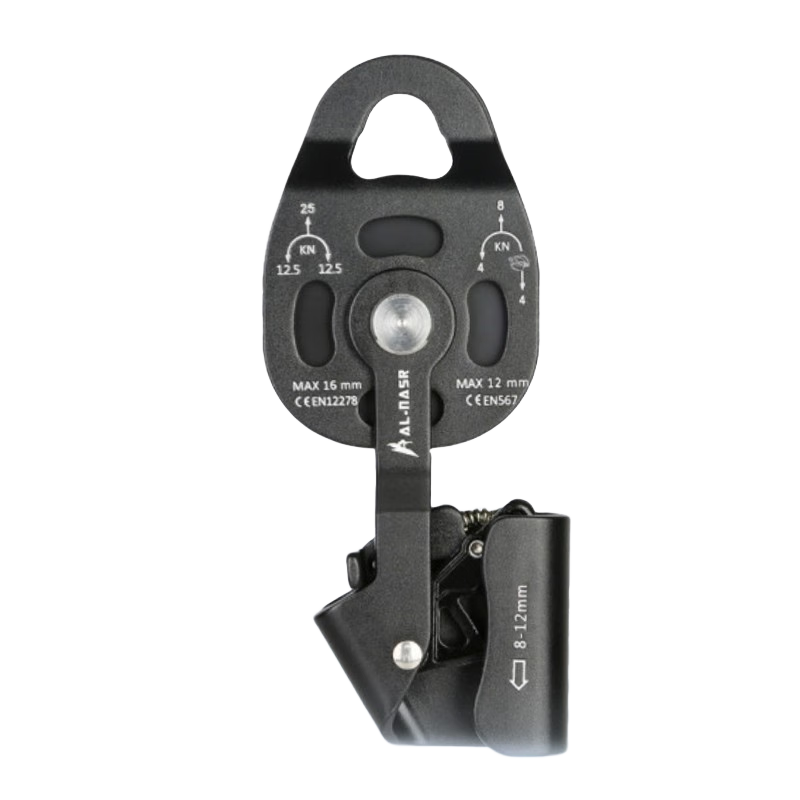 阿爾納斯 吊重物提拉上升器 自鎖滑輪組 省力搬運(yùn)神器升降拉力器井下救援 3:1省力套裝(紅色提拉滑輪不帶繩)