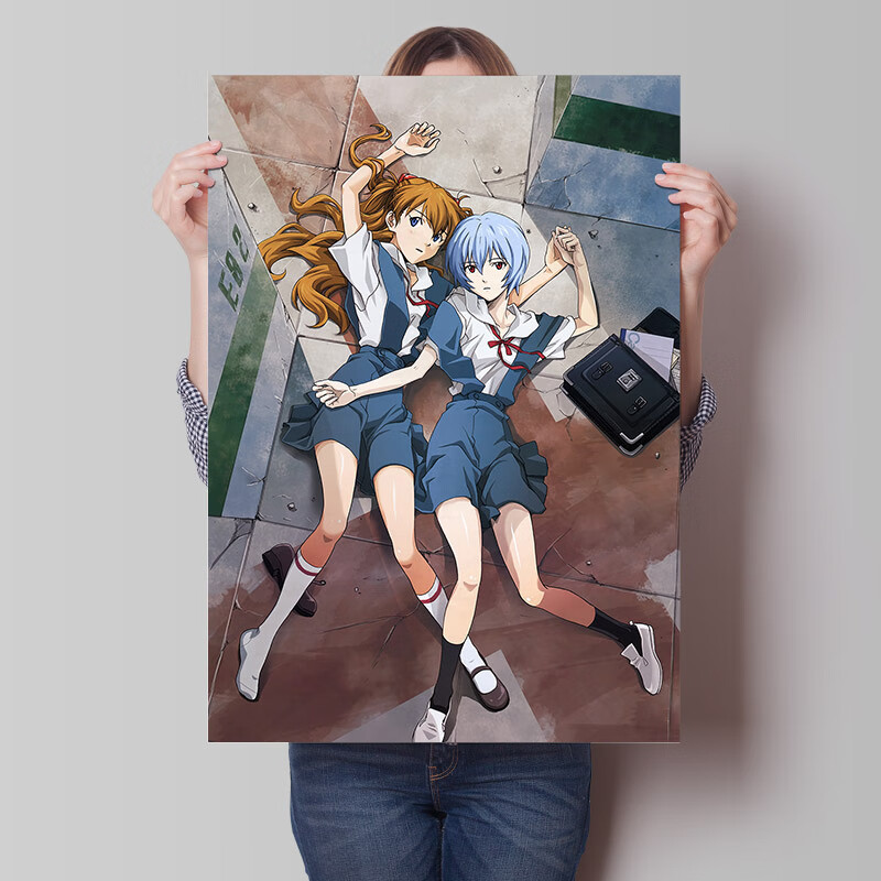 海报 新世纪福音战士终动漫明日香绫波丽二次元宿舍卧室墙贴画 eva06