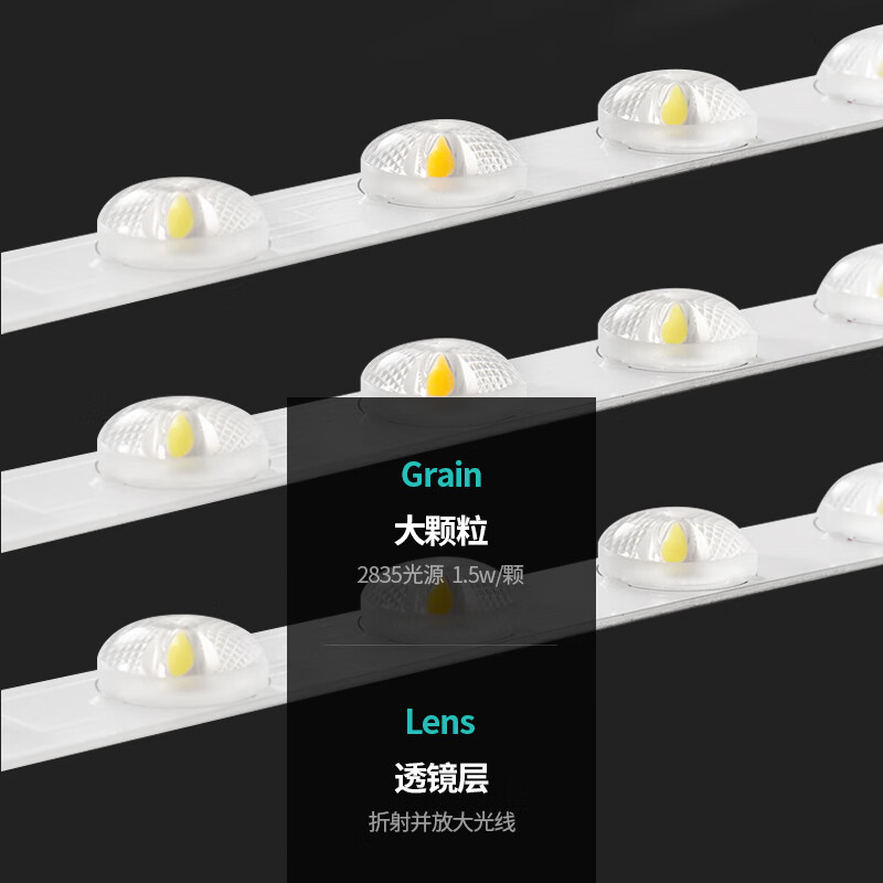 欧普达科奇中山灯具大全2026新款led吸顶灯简约现代正方形卧室灯餐厅 银苹90_60无极