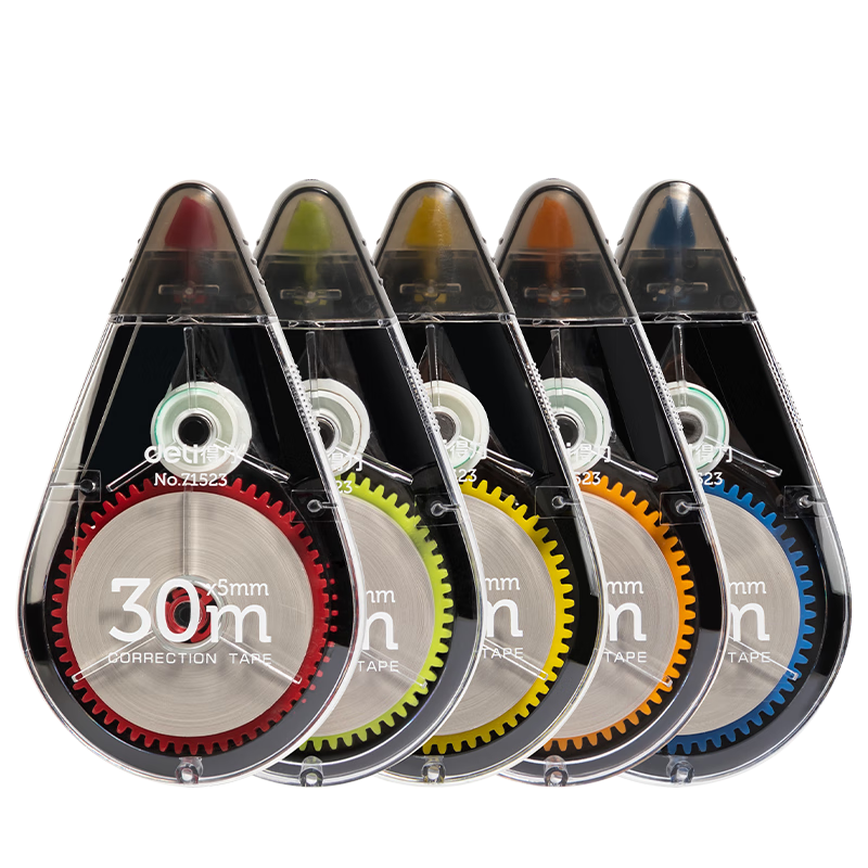 得力(deli)【超级爆款】150m大容量学生修正带 开学文具顺滑不断带涂改带/强遮盖力改正带 修正带