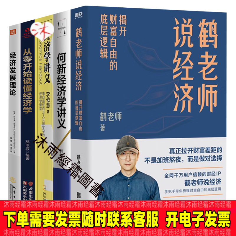 鹤老师说经济 何新经济学讲义 经济学讲义 从零开始读懂经济学 经济