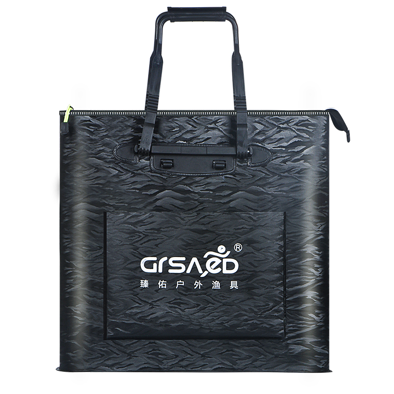 臻佑(grsaed)鱼护包手提袋长柄43cm多功能防水轻便渔具包鱼护袋加厚