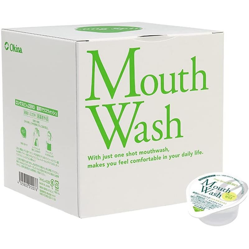 【jd物流 日本直邮】okina漱口水long spin  14ml   日本制造便携 14