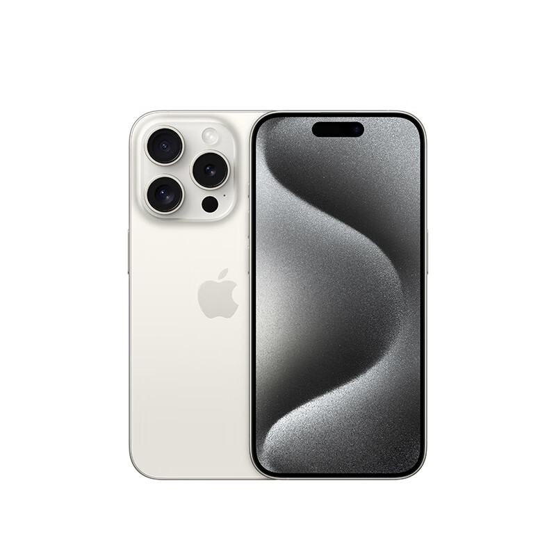 闭眼买、PLUS会员：Apple 苹果 iPhone 15 Pro (A3104) 128GB 白色钛金属 5G手机    6262.01元包邮（需用券）