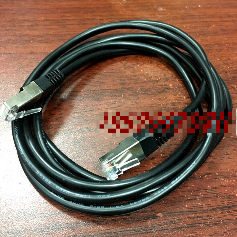 定做10芯屏蔽网线 rj48网线 十芯线10p 双绞线 电信1/2/3/5/10米 黑色