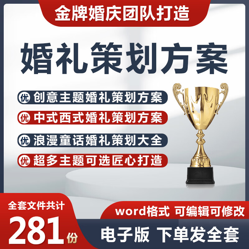 中式西式主题浪漫梦幻婚庆公司婚礼策划方案师集体设计电子版资料