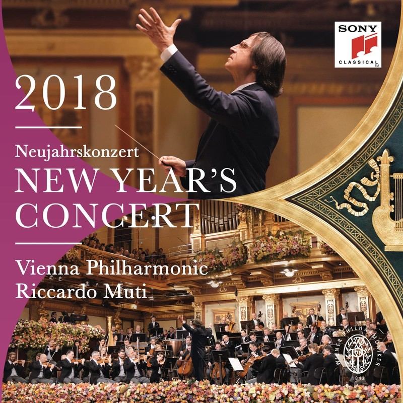 【中图音像】2018年维也纳新年音乐会 穆蒂指挥维也纳爱乐乐团 dvd