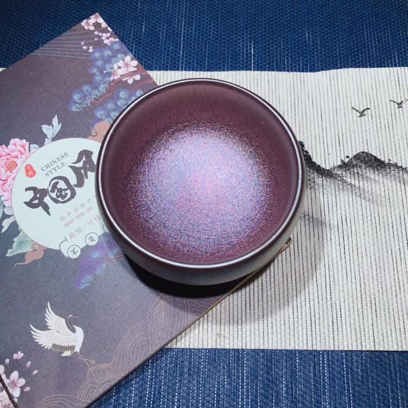 【附收藏证书】建盏彩金罗军自用收藏送禮禅定