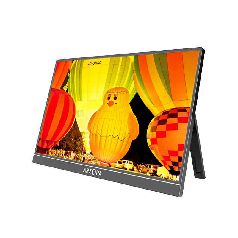 ARZOPA 14英寸便携式显示器  电脑笔记本副屏switch PS5/4显示屏 A1 GAMUT SLIM