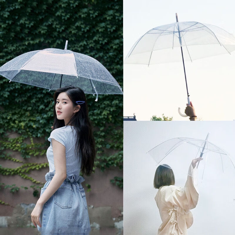 风离痕新品风离痕新品全自动雨伞自开自收创意透明雨伞舞蹈表演透明