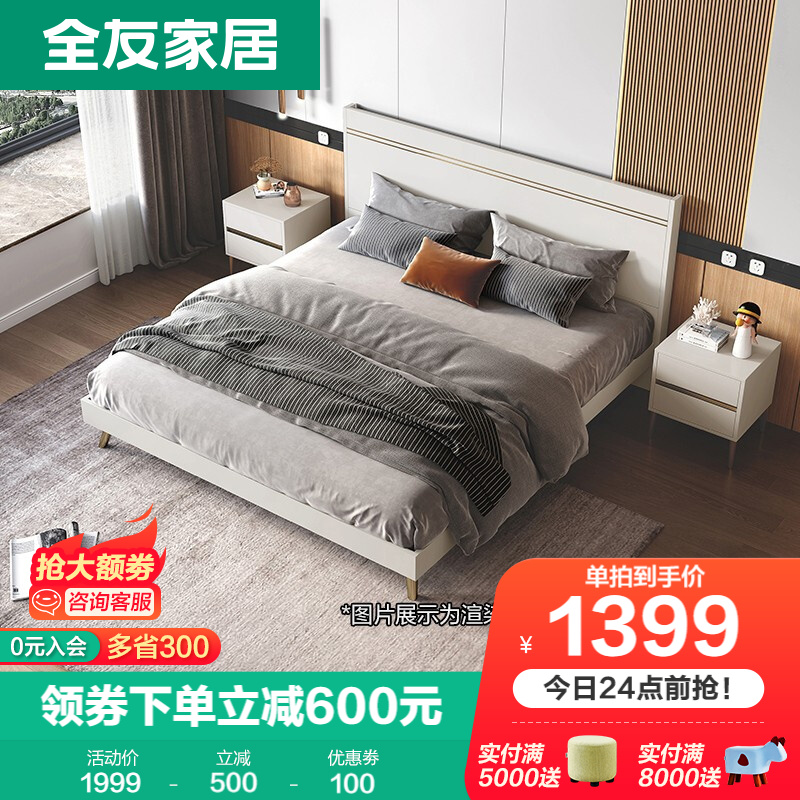 真相揭秘【全友（QUANU）板式床】怎么样质量那个好，内幕真实情况解密