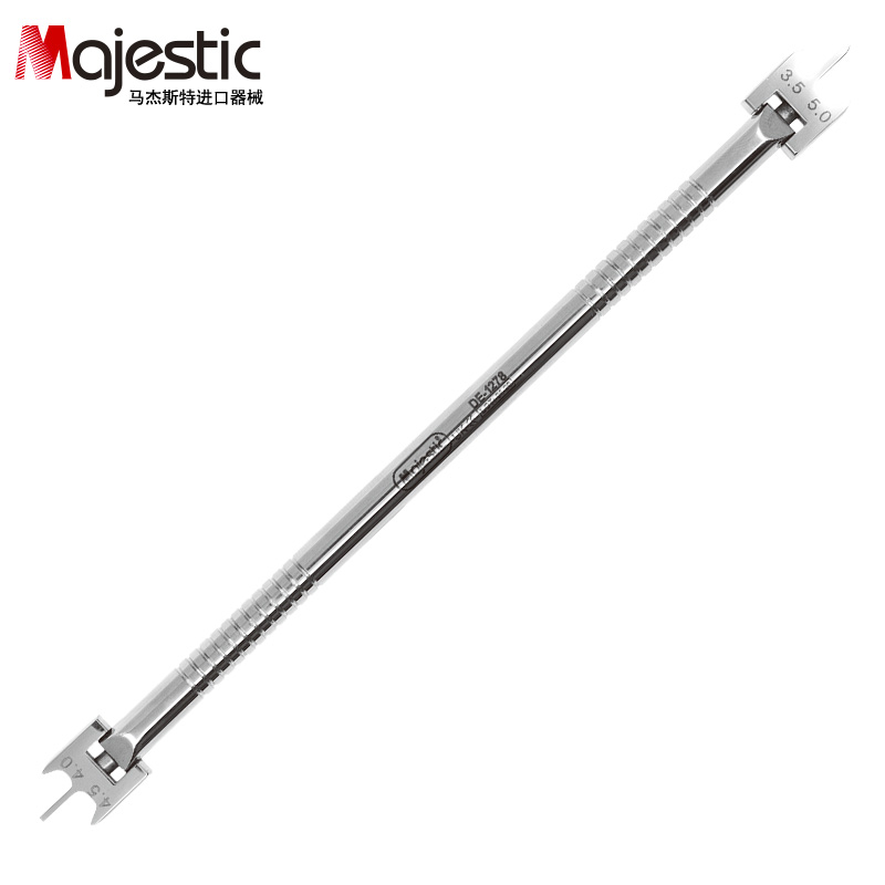 马杰斯特(majestic)牙科正畸托槽定位器测量尺前后牙齿十字星型杆式