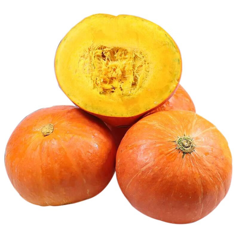 新鲜红皮南瓜5/9斤小金瓜蔬菜万圣节迷你红皮南瓜宝宝辅食 5斤
