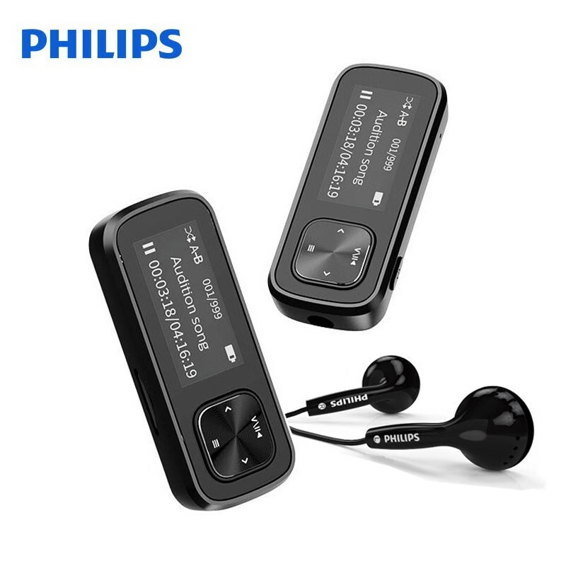 飞利浦(philips )sa1102 无损运动跑步mp3播放器变速随身听学生英语