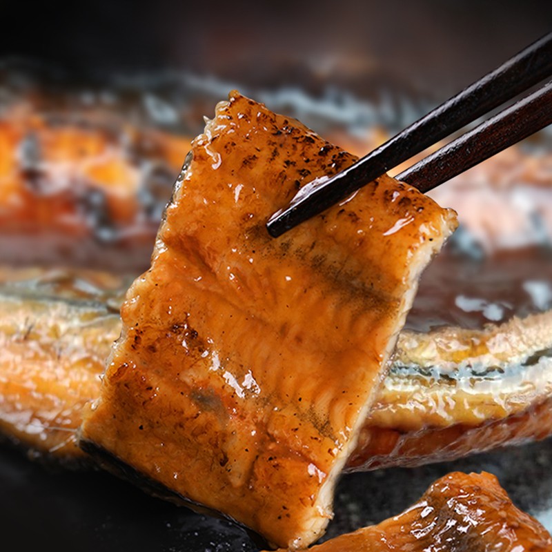 叁时鲜 蒲烧鳗鱼320g/条 即食烤鳗 海鲜干货水产 320g/条