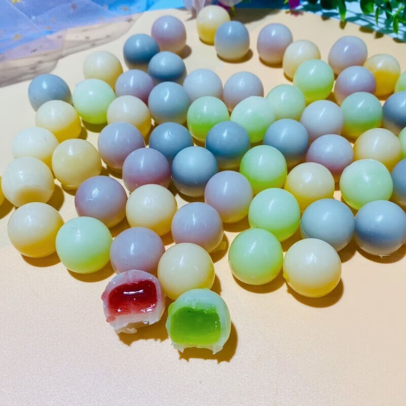 康创优品蜡瓶糖成品直播装饰摆件解馋食用蜂蜡网红声控腊 果酱夹心