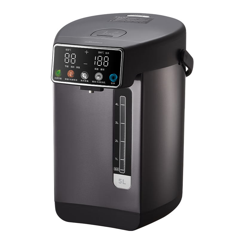 美的（Midea）0塑料水路电水瓶电热水壶 VE真空保温 5L大容量316L不锈钢电热水瓶烧水壶多段控温恒温SP03-VI