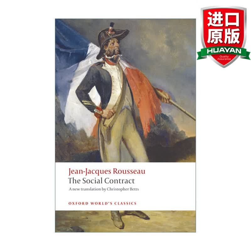 Discourse on Political Economy and The Social Contract 英文原版 政治经济学 社会契约论 卢梭 牛津世界经典系列 进口英语书