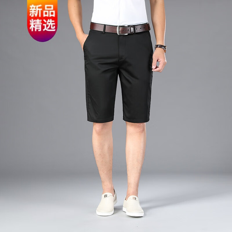 【高品质五分西装短裤男】2021夏季新款夏季薄款五分裤休闲裤男士商务