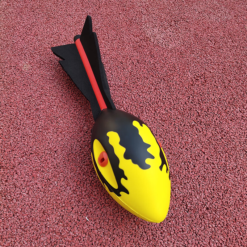 忆柏枫中小学生运动体育器材投掷鱼雷玩具带哨软式标枪少儿趣味田径