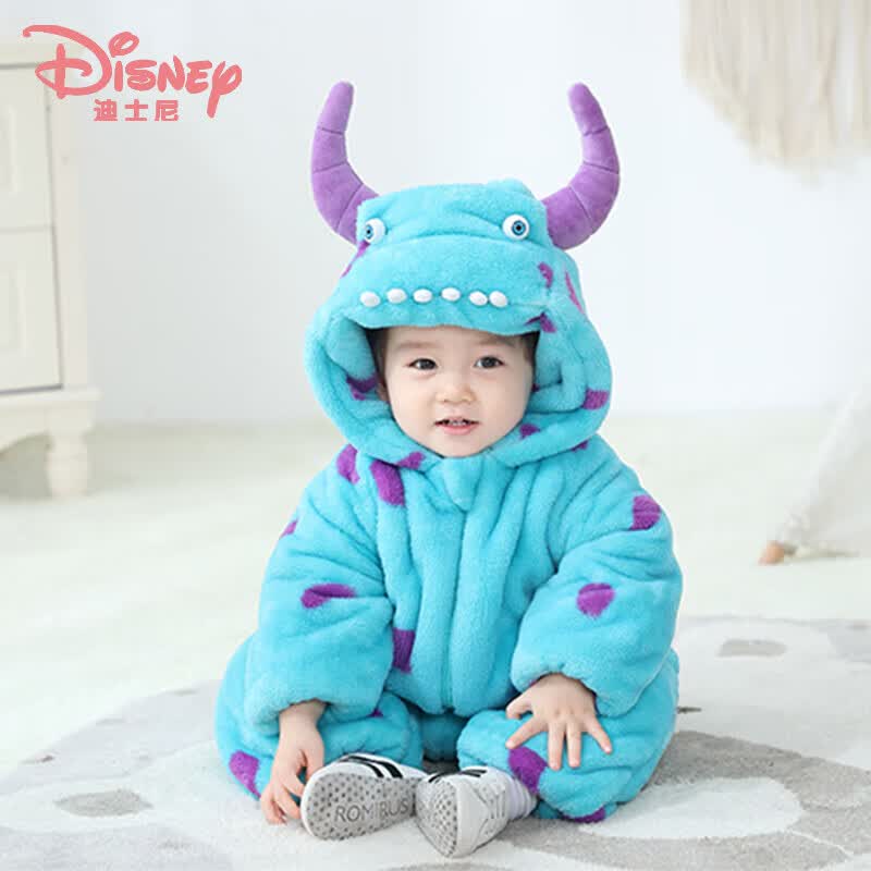 迪士尼（Disney）婴幼儿连体衣冬季加厚毛怪棉服宝宝衣服小怪兽可爱外出抱衣 毛怪连体衣[加绒款] 80cm(建议身高60-75cm)使用感如何?