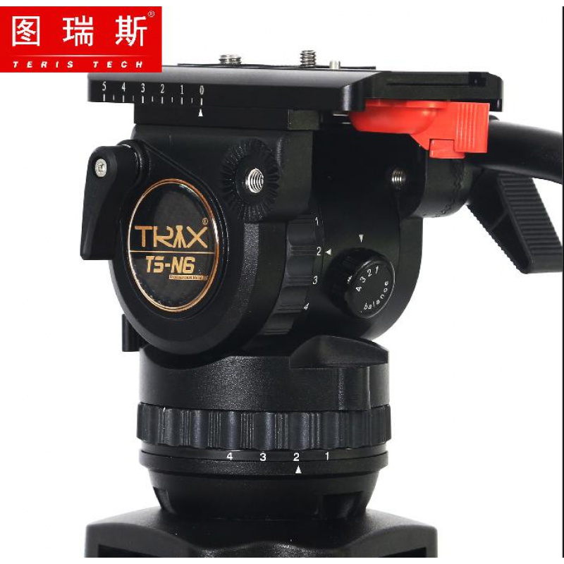 图瑞斯 teris/ts-n6液压云台75mm碗口云台