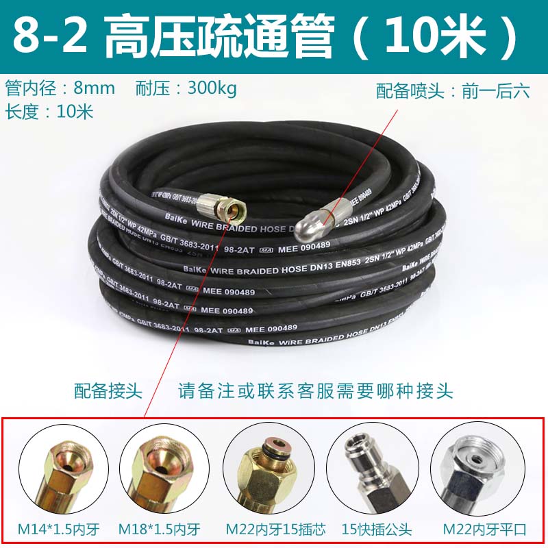 标沐格强直销水老鼠 高压疏通 旋转喷嘴渠道疏通喷头 管道喷头 8-2