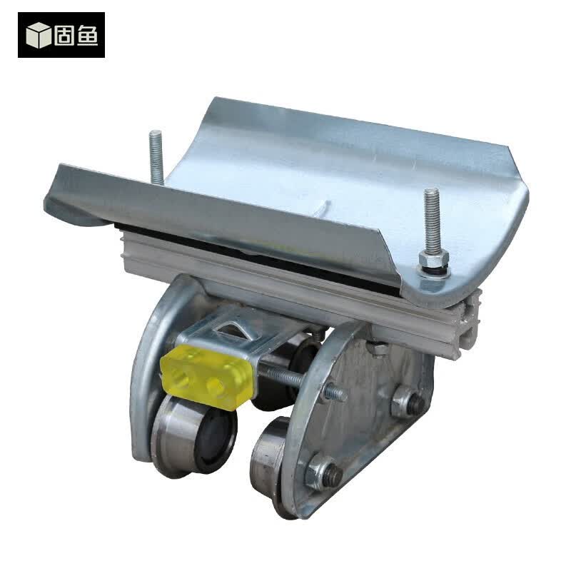 固鱼(guyu)10#大号电缆滑车钢轮钢瓦起重拖缆放线滑轮 gh-1中号 现货