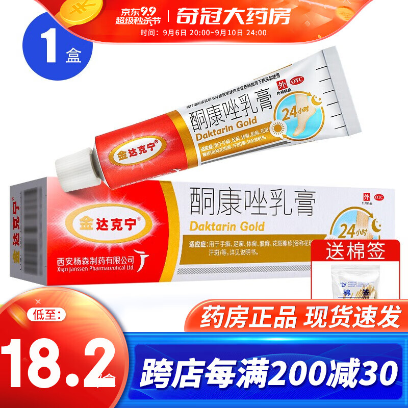 金达克宁皮肤用药价格走势优惠购买-获取低至??元/盒的优惠价