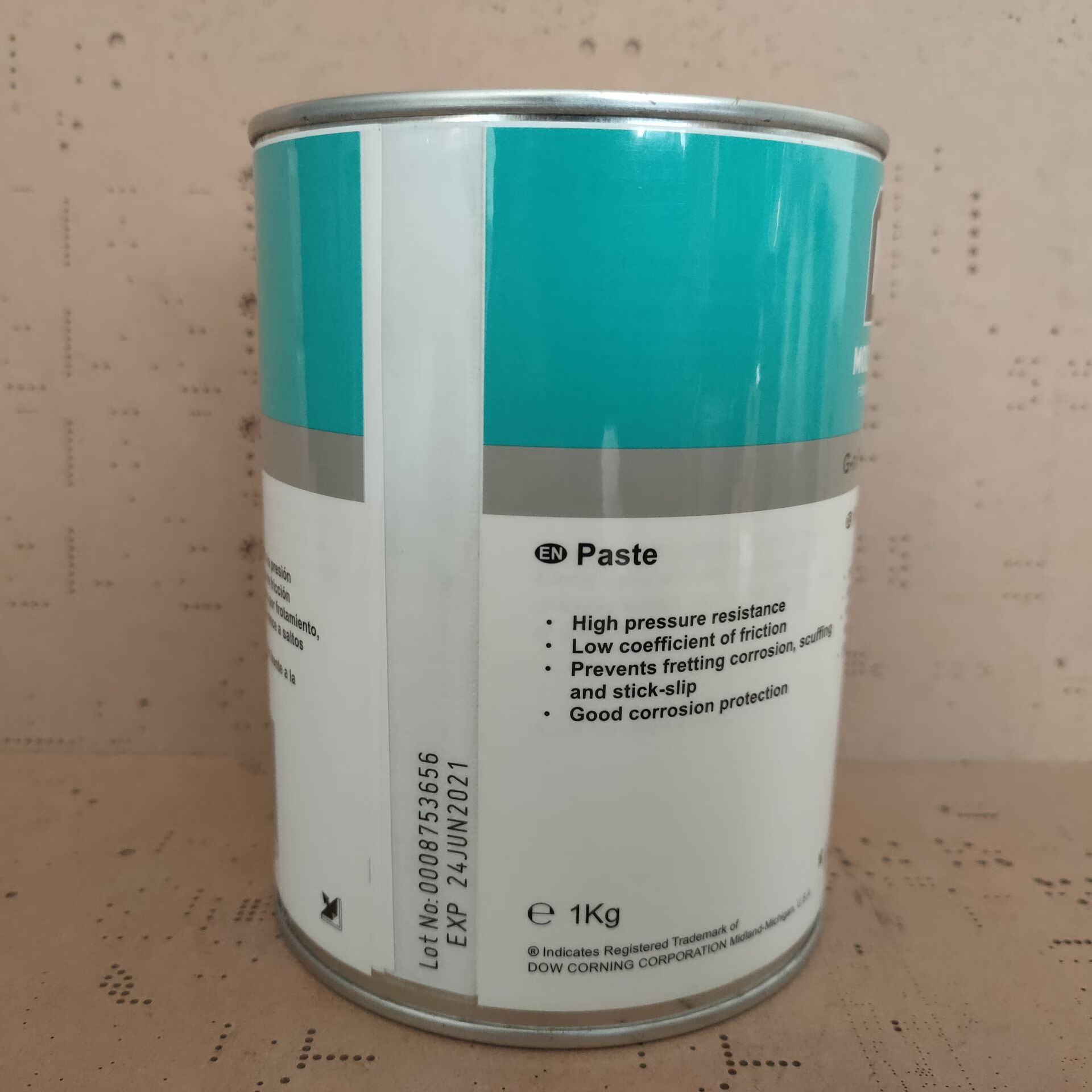 摩力克molykoteg-npluspaste二硫化钼润滑脂轴承齿轮螺纹油脂 1kg/罐