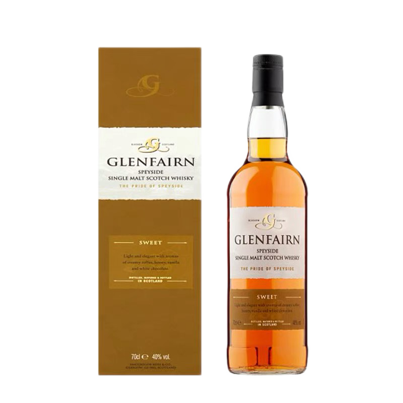 PLUS会员：GLENFAIRN 格兰乐林 斯佩塞 单一麦芽 苏格兰威士忌 40%vol 700ml168元 包邮（需用券）